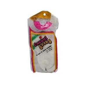 Vintage TrimFit White Green Edge Tulip Casual Toddler Socks NIP